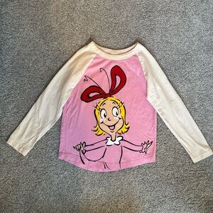Hanna Andersson- Long-sleeve Cindy Lou Who shirt - Size 110 (5)